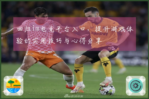 回归im电竞平台入口，提升游戏体验的实用技巧与心得分享